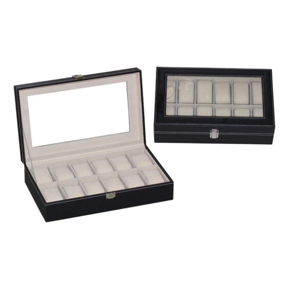 Scatole per Orologi Regalo di compleanno Anniversary Day Watch Box Accessori vigilanza legno visualizzazione Storage Padre per il Compleanno di Natale