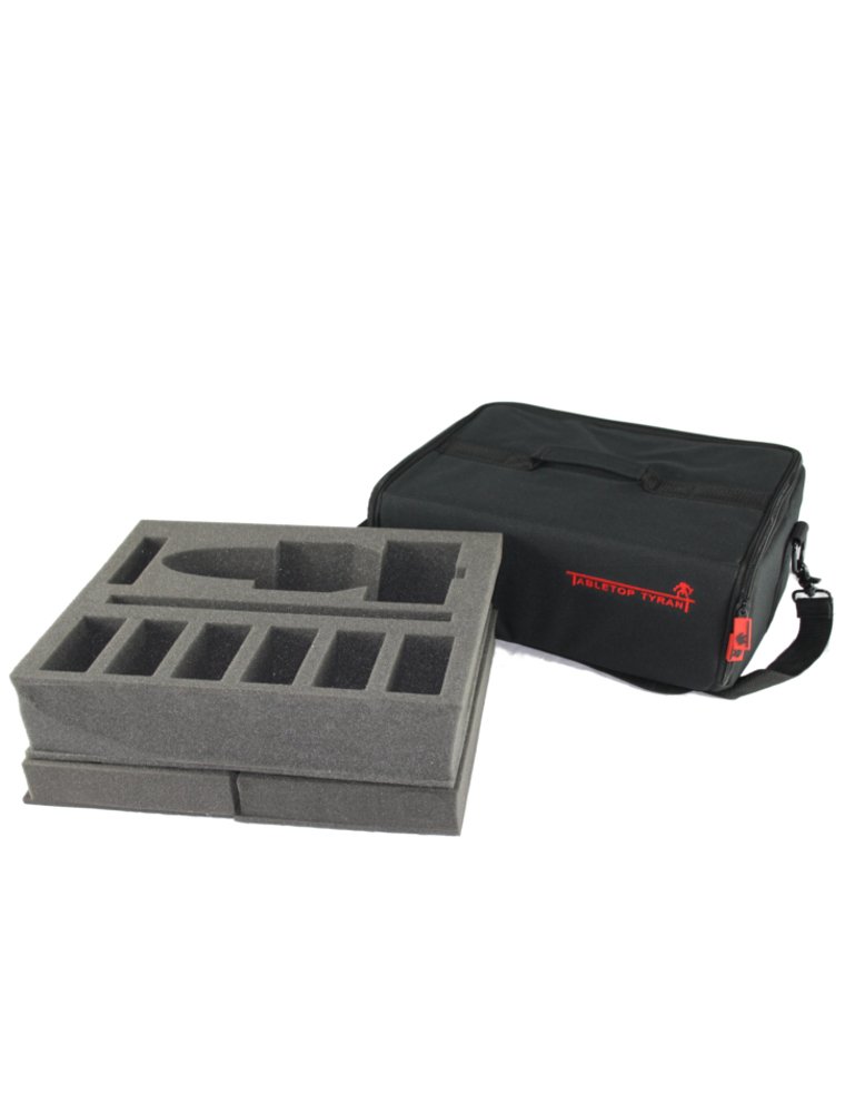 Tabletop Tyrant Kingmaker Figure Case with Storage Foam (Holds X-Wing C-Roc & 6 Fighters)