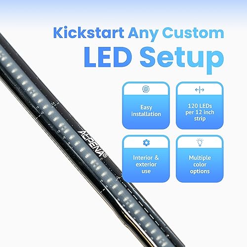 Kit Inicio Tiras LED Ultra Light Alpena 12V 2x12" Ámbar miniatura 5