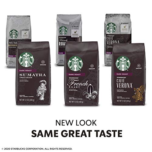 Starbucks Dark Roast Ground Coffee — Variety Pack — 3 bags (12 oz. each)