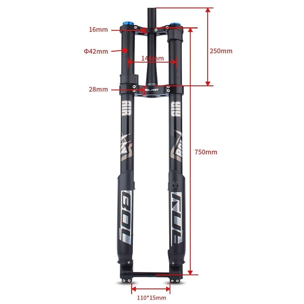 Amazon | 26 27.5 29 インチ 自転車 倒立 フロント フォーク 1-1