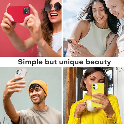 Image of LOVE 3000 Designed for iPhone 12 Case /iPhone 12 Pro Case, Premium Silicone with [Soft Anti-Scratch Microfiber Lining] Shockproof Protective Phone Case for Men Women Girls 6.1 inch, Stone