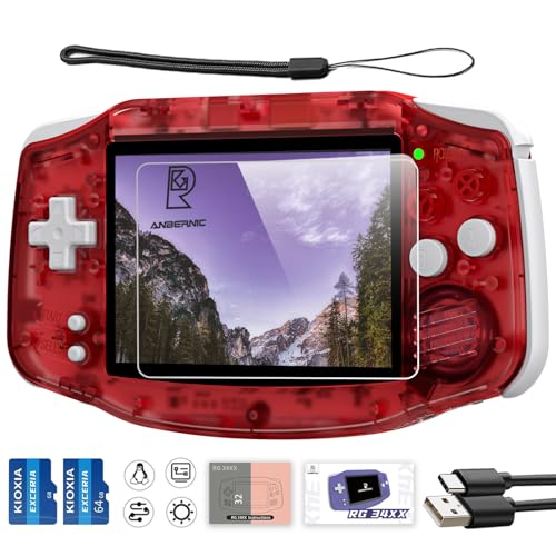 Image of RG34XX Retro Handheld Game Console, RG 34XX 3.4 Inch IPS Screen Retro Gaming Console , 5532 Pre-Installed Games, Linux 64-bit WiFi, HDMI and Output 3500mAh