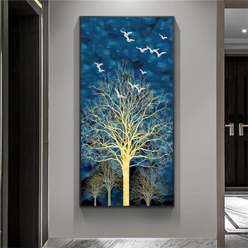 Diamond painting adulte arbre broderie strass 50x100cm