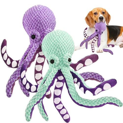 Jouets pour chiens indestructible et grinçant pack de 2 peluches