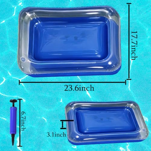 Pileta Inflable para Pies para Piscinas con Bomba miniatura 2