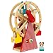 Petit Collage Ferris Wheel Carnival Wooden Toy with 3 Animal Characters