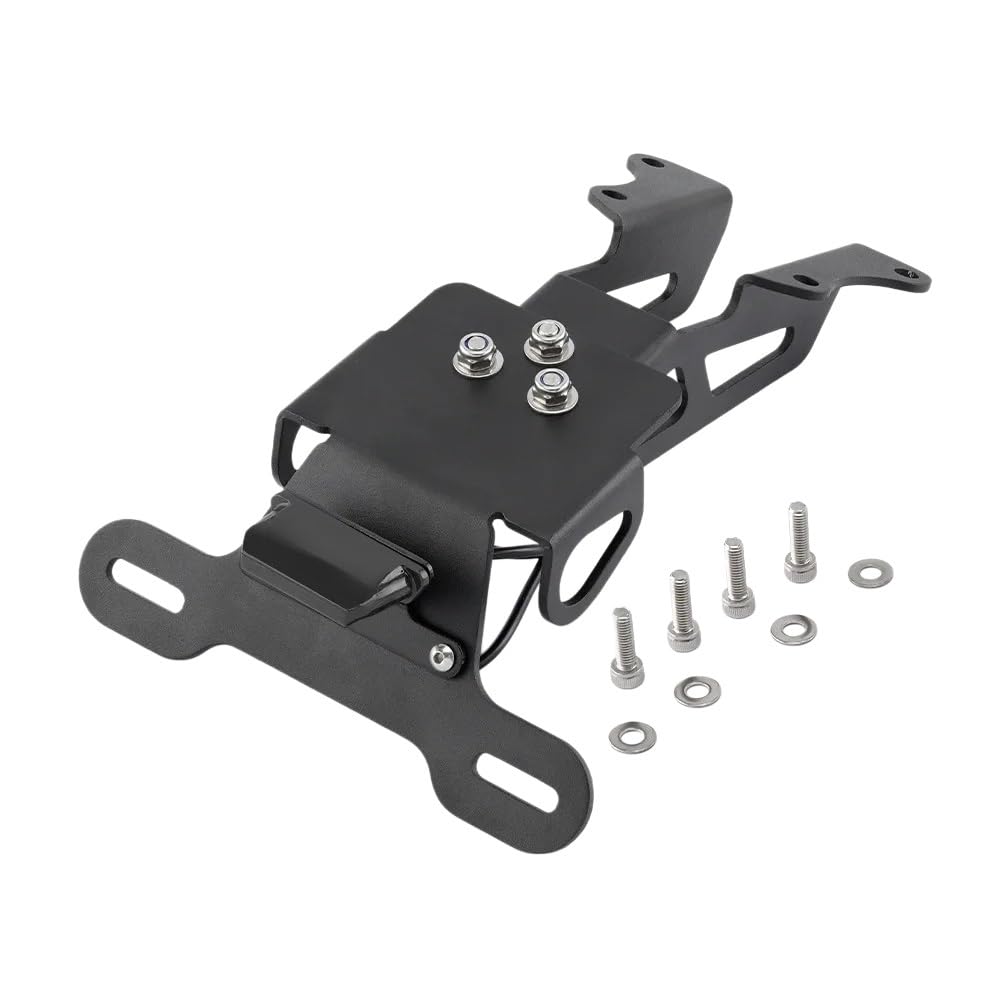 Support de plaque MT09 et Tracer 900 avec éclairage LED queue moto ajusté