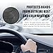 Yourkar 5 PCS Fluffy Steering Wheel Covers Set, Faux Wool Steering Wheel Cover & Handbrake Cover & Gear Shift Cover & 2 Seat Belt Shoulder Pads, Universal Car Accessories (Gray)