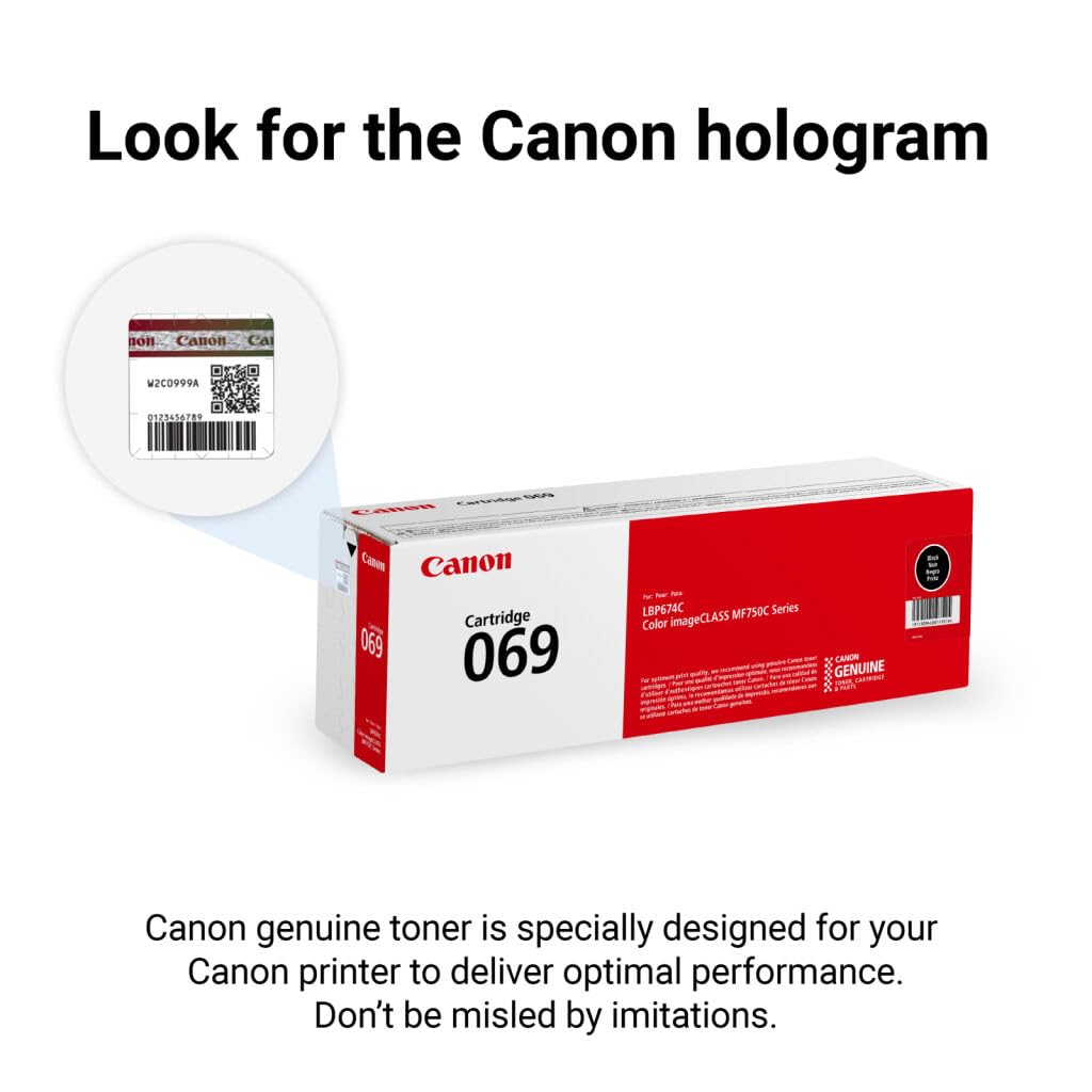 Amazon.com: Canon 069 Toner Cartridge Set – 4 Pack (Black, Cyan