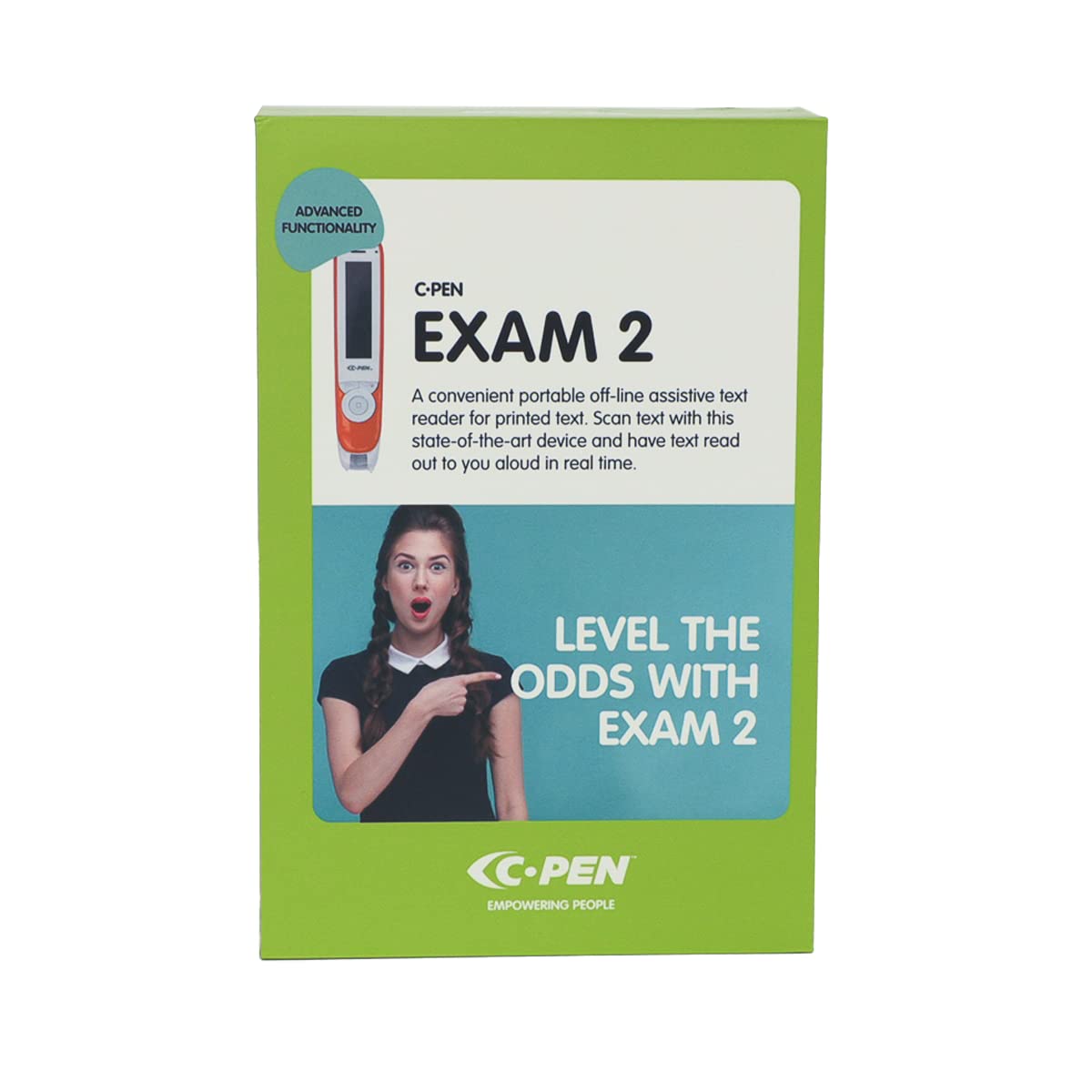 C-Pen Exam Reader 2 | Text-to-Speech Reading Support for Exams