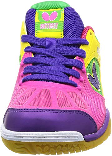 Image of Butterfly Lezoline Rifones Shoes - Professional Table Tennis Shoe with Footwork Support, Flexibility, Shock Absorbing Cushion, Gripping Ping Pong Shoe