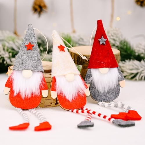 6 Pèces Décorations de Noël Poupée : Cadeau Idéal pour vos Proches
