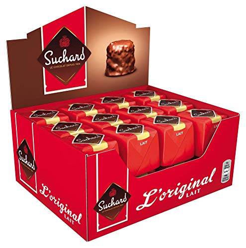Suchard Rocher Chocolat Lait - Présentoir de 24 Rochers