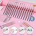 Beetles 31pcs Nail Art Brushes, Dotting Tools, Nail Art Pens, Dust Brush, Striping Liner Fingernail Drawing Pens with Palette Holder All in One for Starter Manicure Design Set