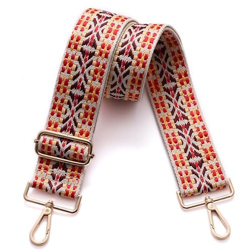 Image of Canvas Crossbody Strap for Handbags - Wide Adjustable Shoulder Strap Replacement