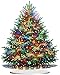 Ruiaqer Diamond Painting Decorazioni Natalizie Fai da Te Albero di Natale Diamante Ornamento da Tavolo Acrilico Strass Cristallo Faccia Artigianato Mosaico Decorazione Regalo,decorazione da tavolo immagine