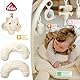 Fehn 154580 3-D-Activity-Decke Schaf / Spielbogen mit 5 abnehmbaren Spielzeugen für Babys Spiel & Spaß von Geburt an / Maße: 90x75cm