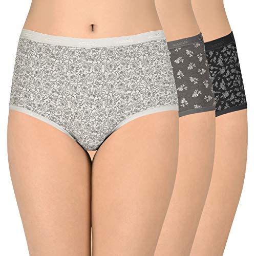 Image of Amante Printed Cotton Full Brief Panty Pack(Pack of 3)