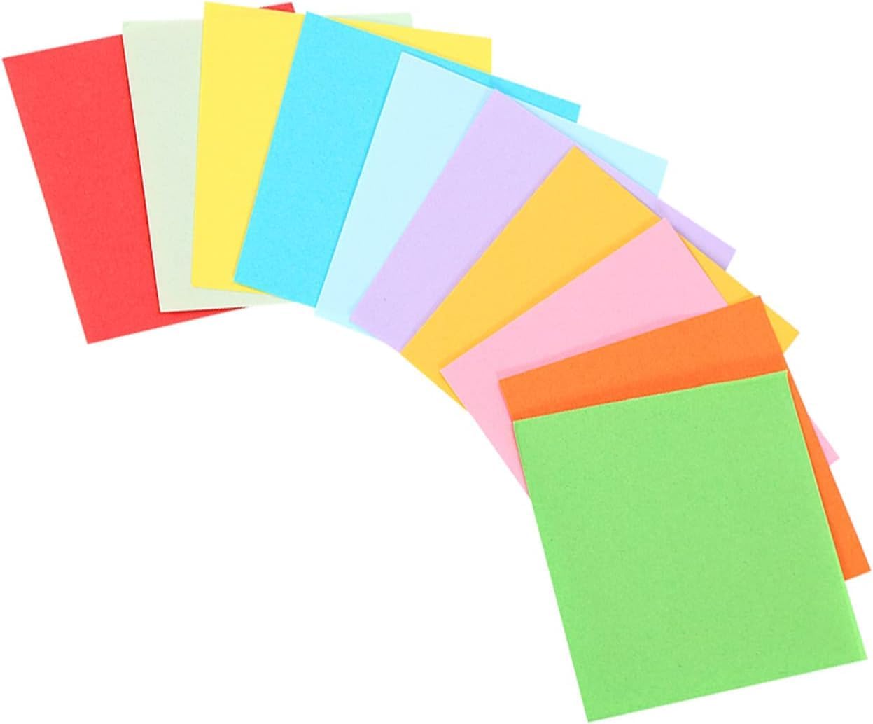 520 Sheets Small Origami Paper, 5 x 5cm Double Sided Color Origami Paper Cranes, 10 Colors Folding Paper Pastel for Beginners or Craft Enthusiasts to Fold Roses, Flowers