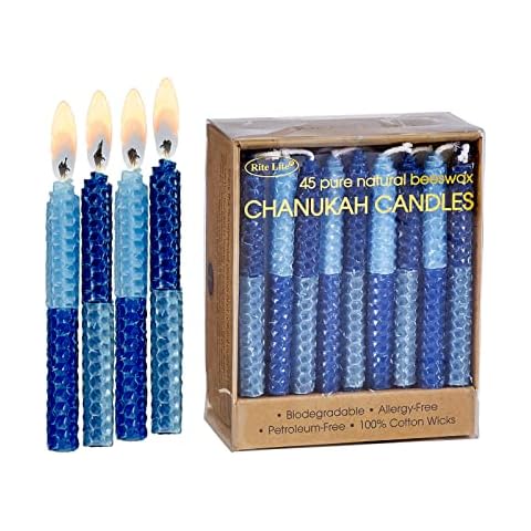 Rite Lite Honeycomb Beeswax Chanukah Candles Cover