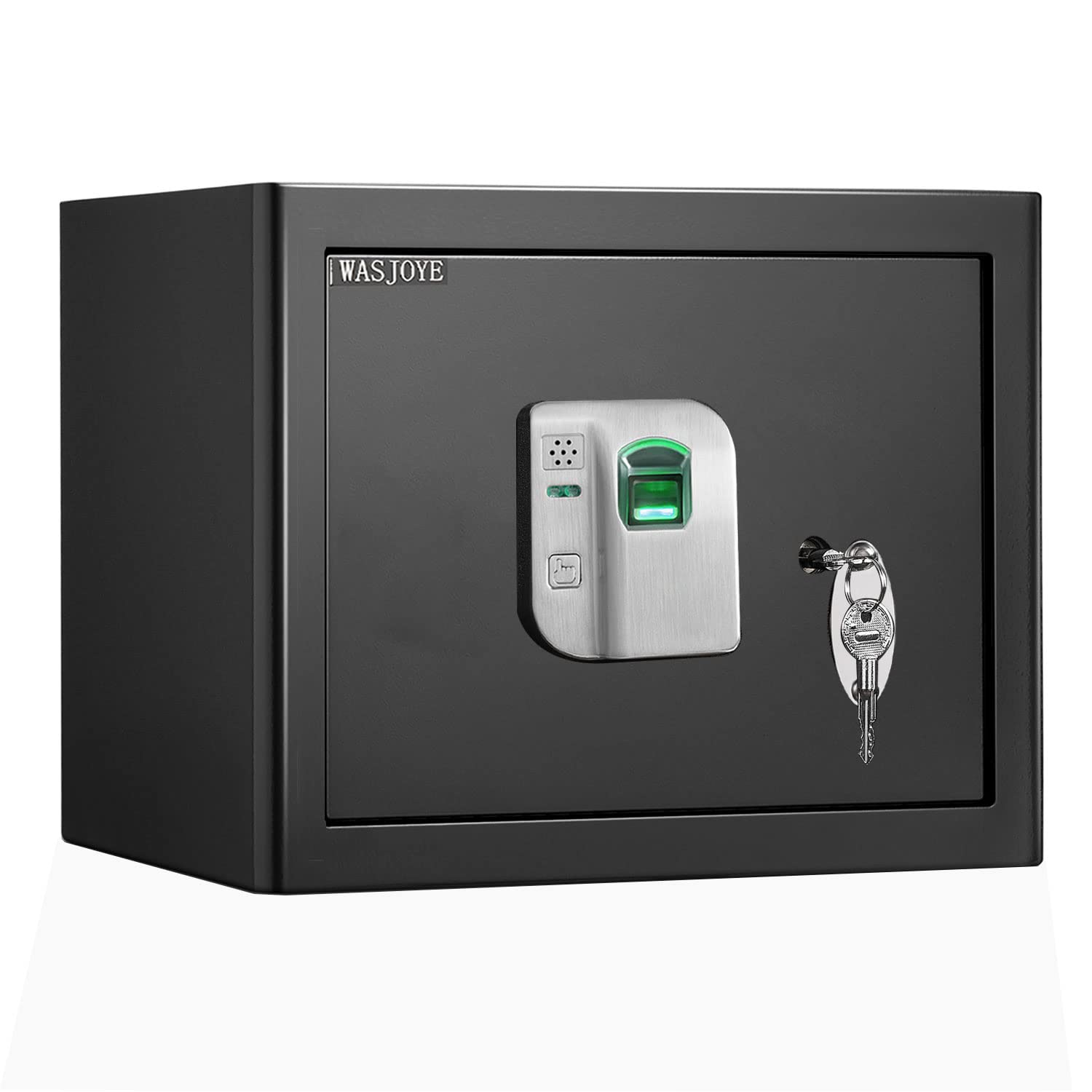 WASJOYE Fingerprint Security Box Fireproof Waterproof