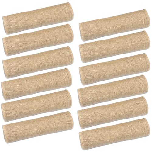 Tosnail 12 Pack 12' x 71' Burlap Table Runners...