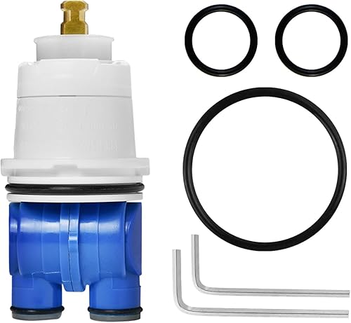 RP19804 Cartucho de ducha compatible con Delta series 1300/1400, grifo de bañera y ducha de mango único, reemplazo para cartucho de reparación de