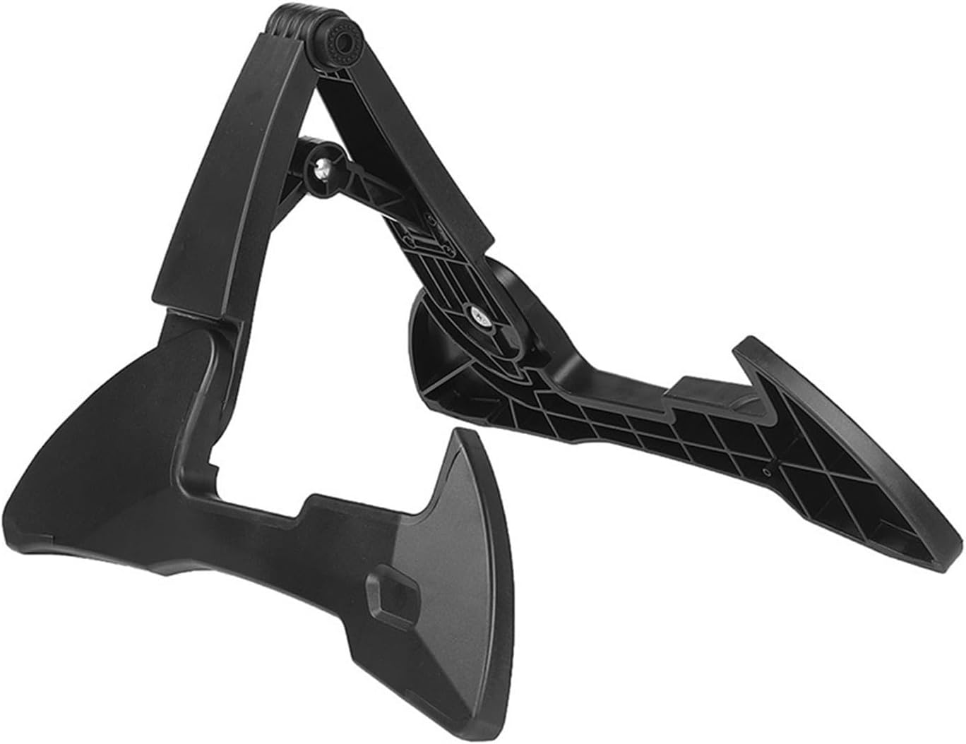 Toddmomy Portable Acoustic Guitar Rack with Adjustable Width A-frame Plastic Guitar Holder Stand for Viola Stable Base and Quick Setup for Studio and Home Practice