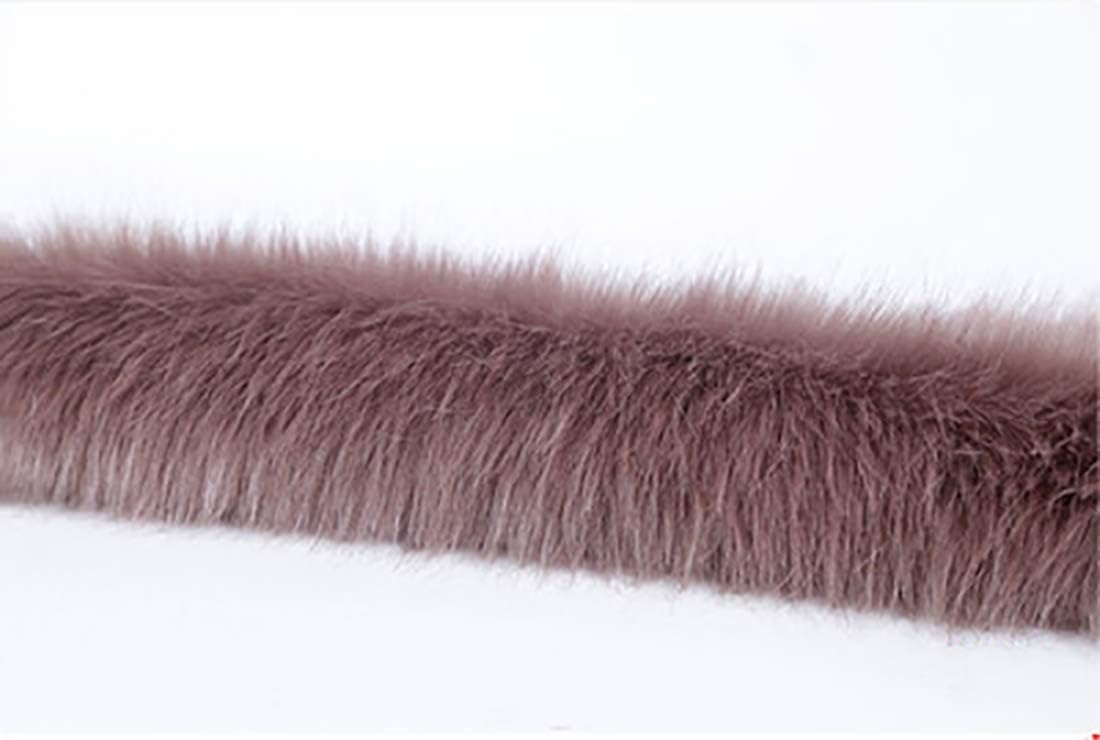 LNN Tela de piel sintética 180x50cm, tela pelo suave for decoración, manualidades, disfraz, Cosplay para Vestuario,Costura