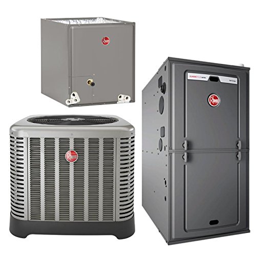 Buy 1.5 Ton 14 Seer Rheem/Ruud 50,000 Btu 80 Afue Dual Fuel System
