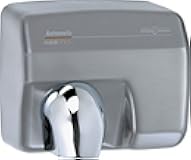 Saniflow E88ACS Automatic Hand Dryer, Steel One-piece Cover with Satin (Brushed) Chrome Plated Steel 5/64