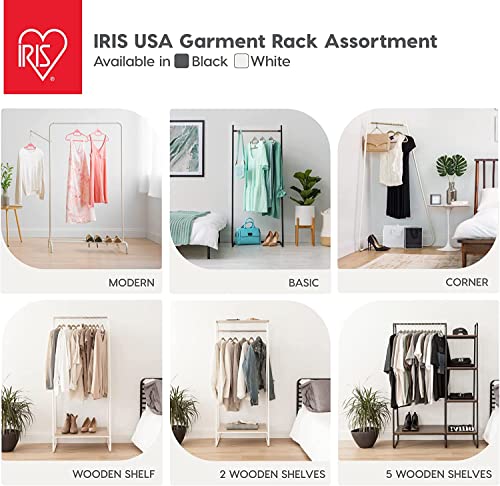 Iris Usa Clothing Rack, Blanket Or Garment Ladder, Easy To Assemble, Standing Metal Sturdy Garment Rack, Small Space Storage Solution, Modern Versatile Design, Long-Term Durability, Ladder, White #TOP6