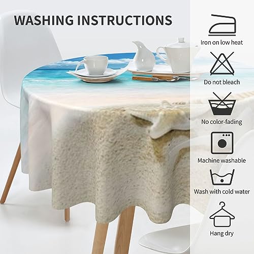 Nappe de plage imperméable infroissable résistante aux taches 150 cm - 7