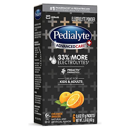 Pedialyte AdvancedCare Plus Electrolyte Powder Orange Breeze 6 packets — view 12