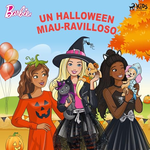 Diseño de la portada del título Un Halloween miau-ravilloso