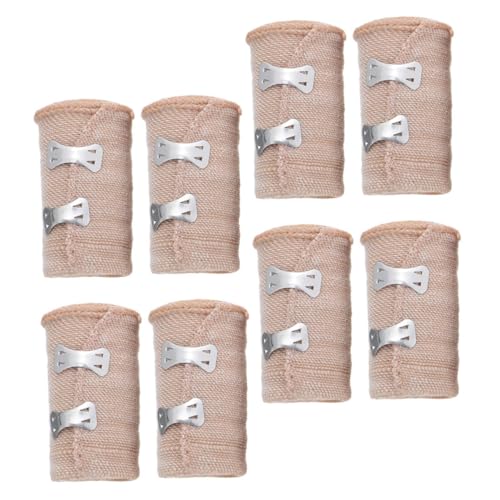 KOMBIUDA 8 Pièces Lot De Bandages Élastiques Bandages De Compression Respirants Pour Sport Activités De Plein Air Pour Poignet La Cheville Genou
