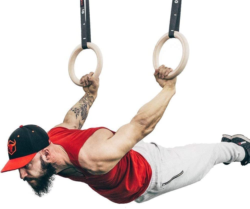 Viva Fitness Roman Ring Gymnastics Rings/Roman Ring with Straps & Buckles (B0B5TS4S7M) Amazon Price History, Amazon Price Tracker