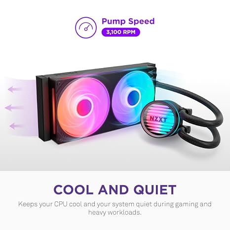 Nzxt Kraken Core 240 RGB RL-KR24C-B1 Siyah İşlemci Sıvı Soğutucu