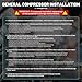 Farrme A/C Compressor Fit for Honda Accord 2003-2007 2.4L L4 AC Air Compressor with Clutch CO 28003C Automotive Replacement AC Compressor with Clutch 38800RAAA01, 38810RBA006, 10345430, 140155