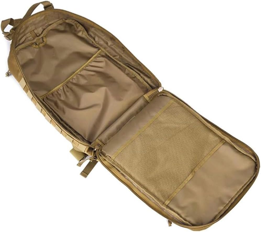 REEBOW GEAR Tactical Backpack for Men Army Molle Military Style Assault Pack Bug Bag Backpacks Daypack (40L Tan)
