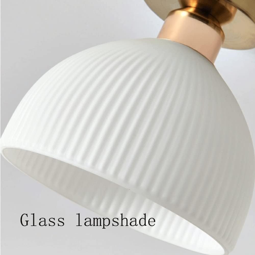 Mid Century Light Fixtures Flush Mount Ceiling L Glass Semi Flush Mount Ceiling Light Fixturesd Hallway Ceiling Light Farmhouse Light, Close to Ceiling Light for Bedroom Dining Room Kitchen Entryw/K/W