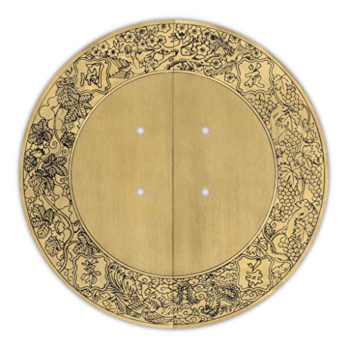 Hardware Philosophy Brass Bountiful Harvest Cabinet Face Plate Backplate Hardware Set 9.5" #TOP3