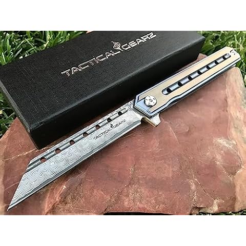 TACTICAL GEARZ Damascus Pocket Knife Cover