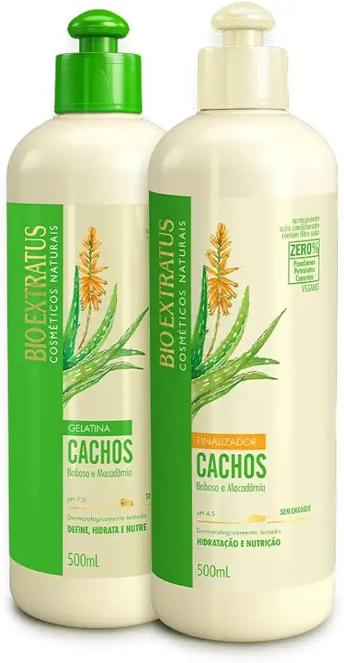 Kit Bio Extratus Cachos (500mL) Finalizador e Gelatina