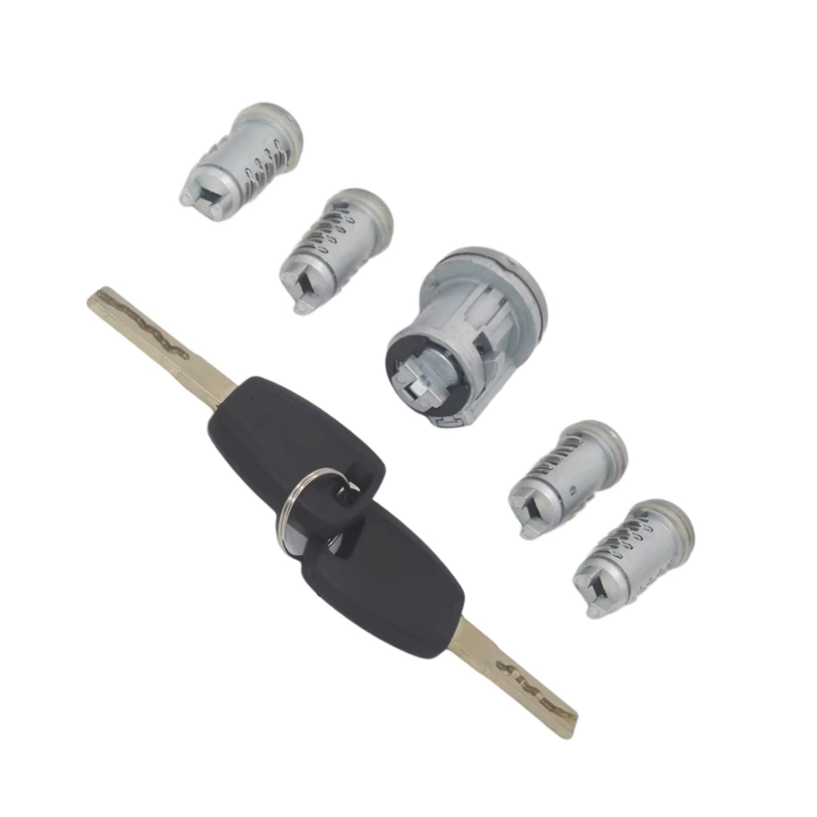 Cilindro Llave Encendido Compatible con Fiat para Doblo para Cargo para Punto interruptor de encendido puerta cerradura de maletero cilindro cilindro cuchilla llaves SIP22 AL162