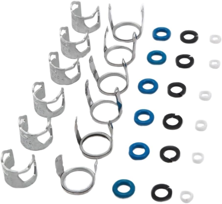 Car Fuel Injector Seal Repair Tool O-Ring Kit Compatible with Models A4 A5 A6 A7 Sportback Q5 06E 998 907 6Pcs 06E998907 06E998907G