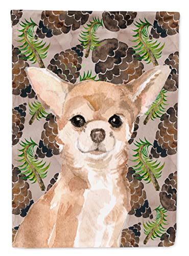 Chihuahua drapeau de jardin grand modèle anti-décoloration pour votre extérieur