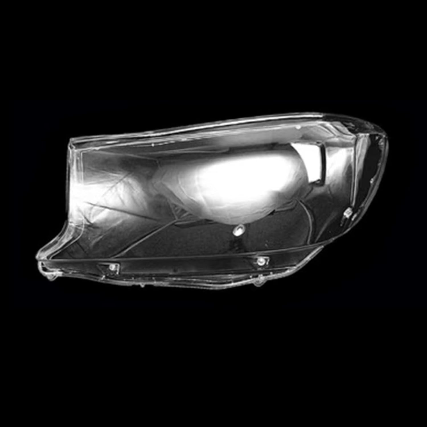 Clear Glass Headlamp Lens Compatible With Toyota For Fortuner 2008 2009 2010 2011 2012 Car Headlamp Transparent Cover Headlight Shell Replace Lens Accessories(Left)