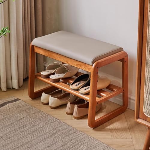 Banc de rangement pour chaussures pour ranger un couloir encombré